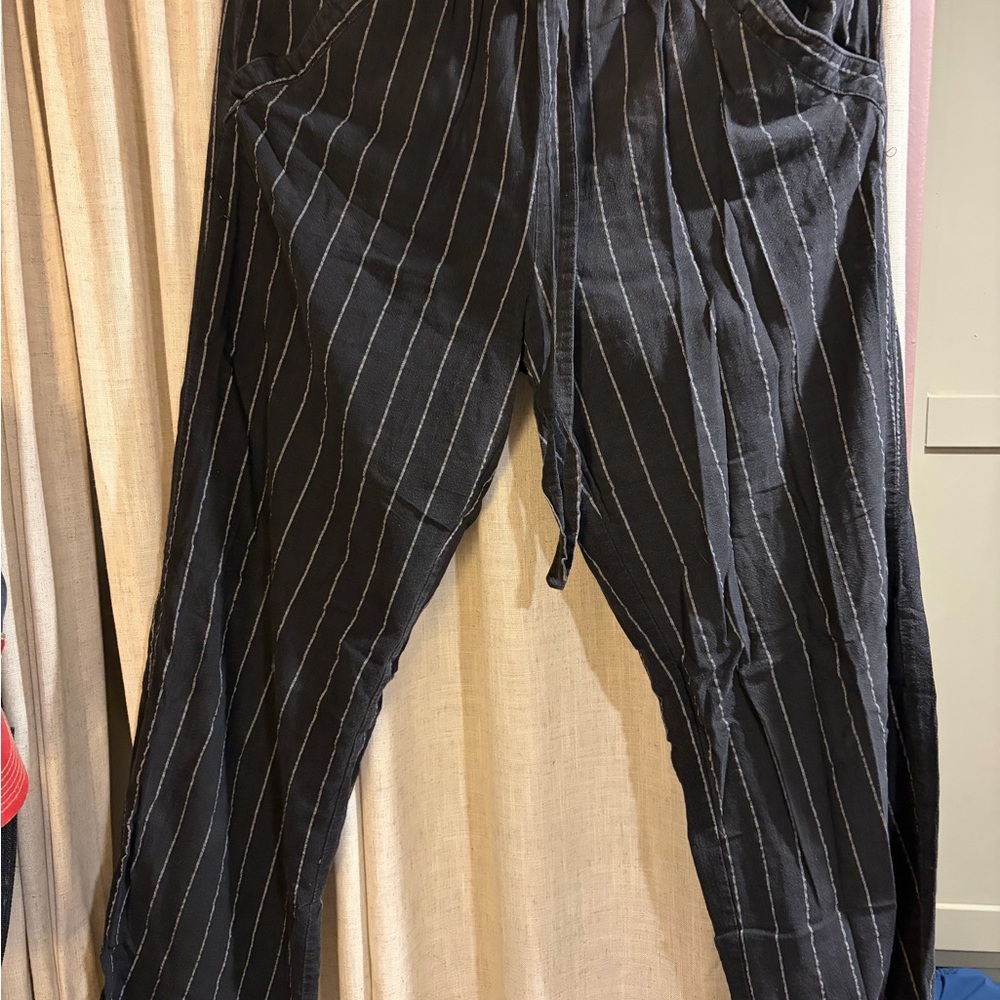 Sienna Sky Black Pinstripe Men's Dress Pants